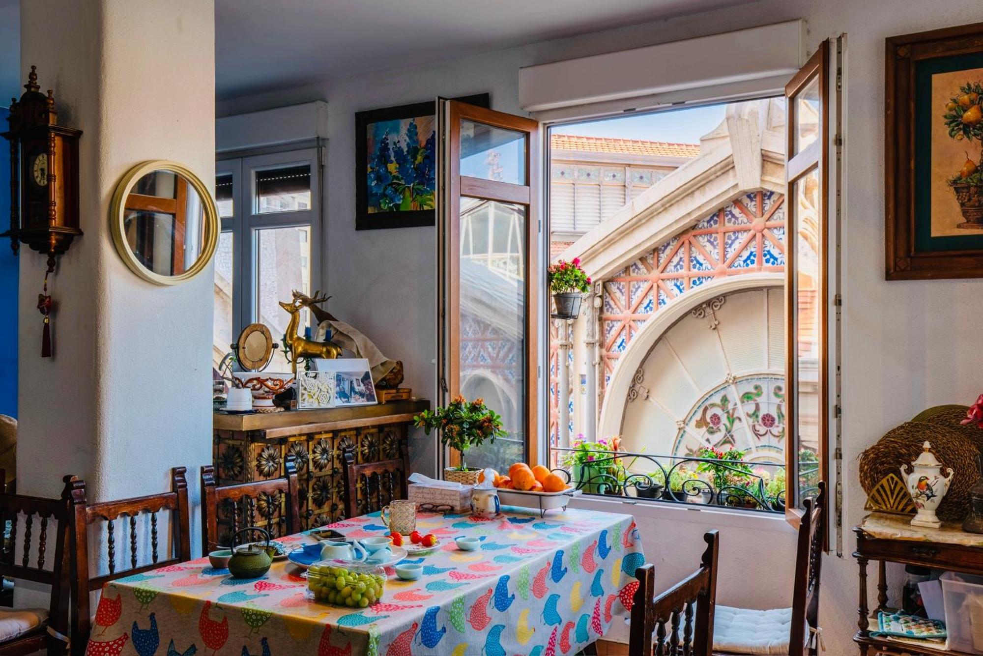 Mirador 1 Del Mercado Central - Habitacion Con Bano Privado En El Centro De La Ciudad Vella บาเลนเซีย ภายนอก รูปภาพ
